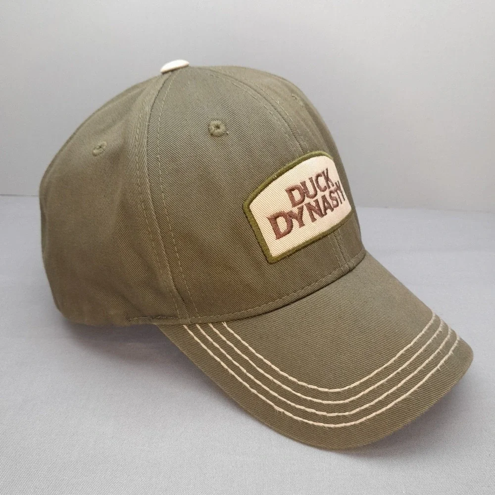 Duck Dynasty A&E‎ Strapback Hat Olive Green Brown Adjustable Cap Logo TV Show